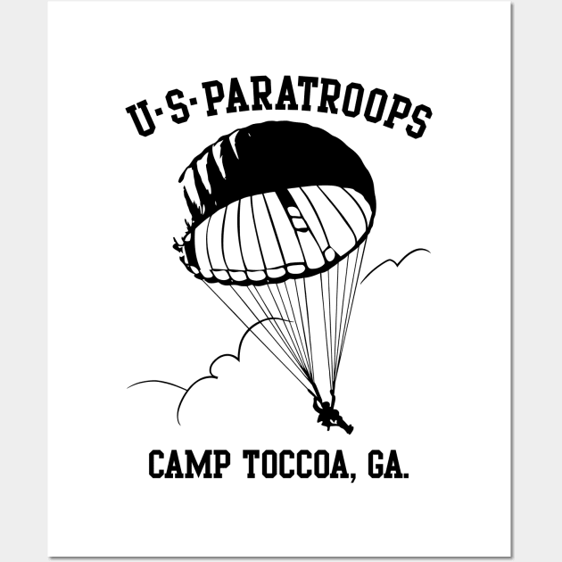 Mod.2 United States Paratroopers Camp Toccoa Wall Art by parashop